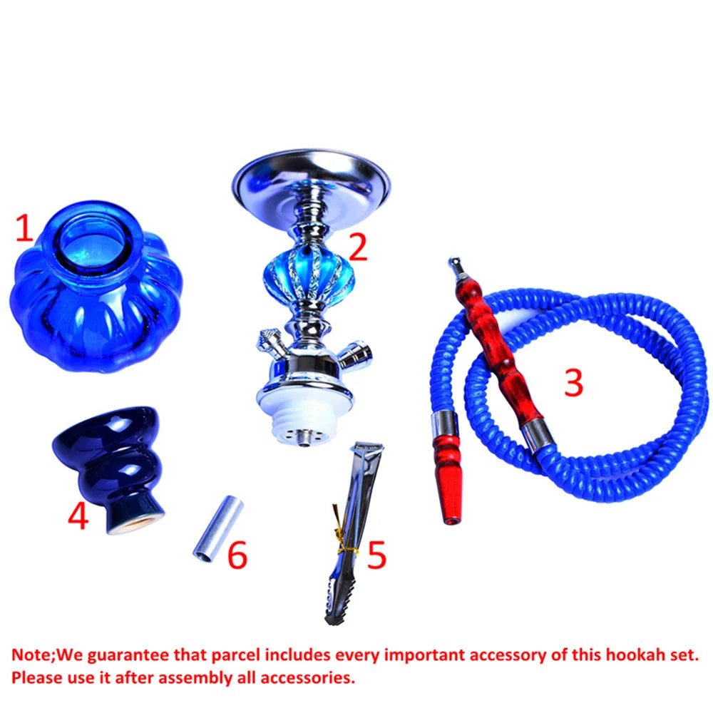 DEJAYA Portable Travel Hookah Small